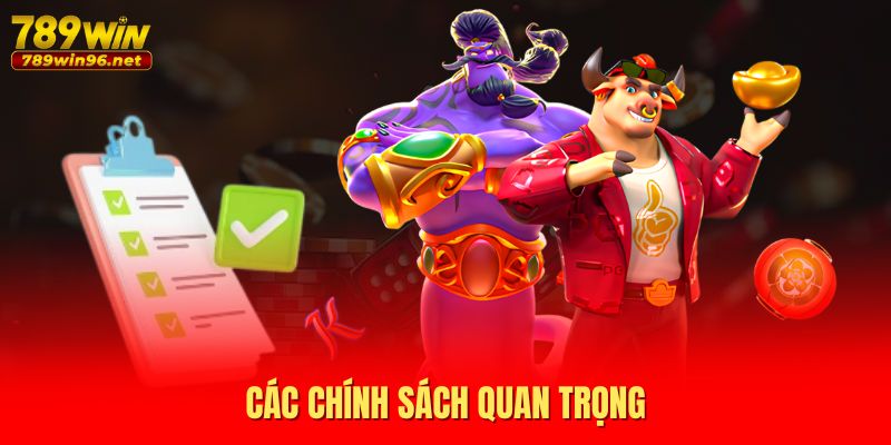 Các chính sách quan trọng Các chính sách quan trọng